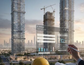 A future city with high rise