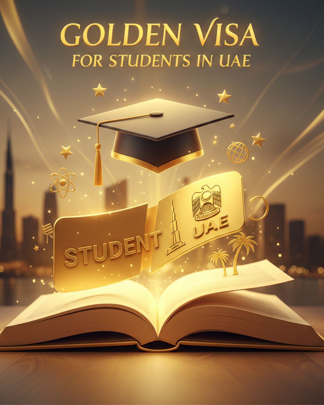 Golden Visa for Students in UAE create the another blog image