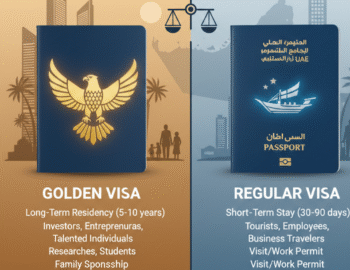 Golden Visa vs Regular Visa in UAE
